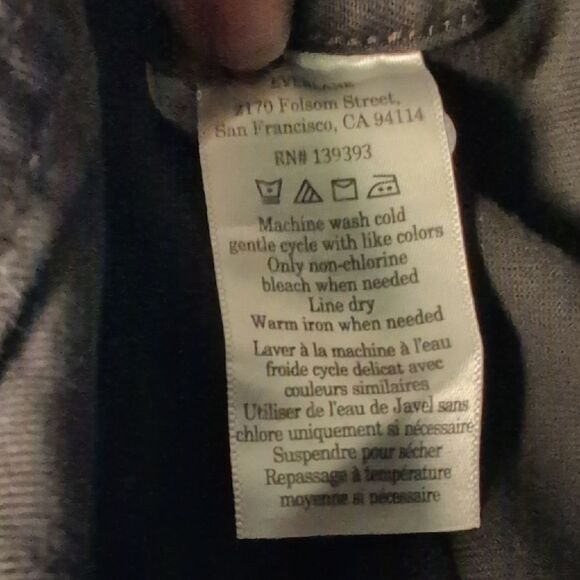 Everlane The Utility Pant In Buttersoft Black Size 6 - Picture 5 of 13